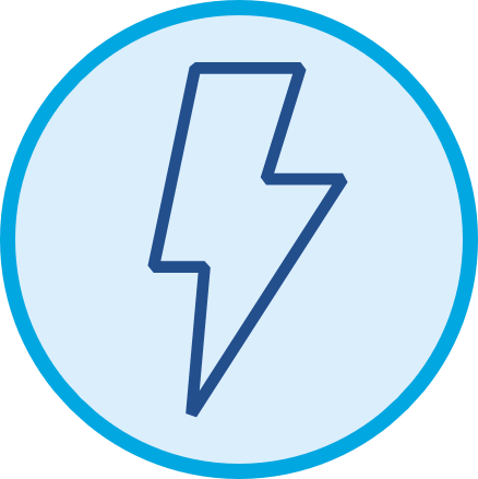 Lightning bolt icon